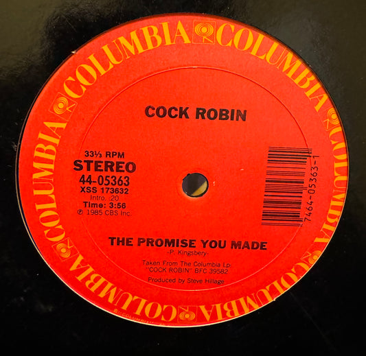 Cock Robin - The Promise You Made (12")