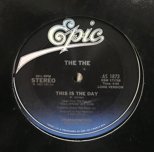 The The - This Is The Day (12", Promo)