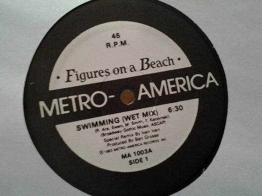 Figures On A Beach - Swimming (12", Promo)