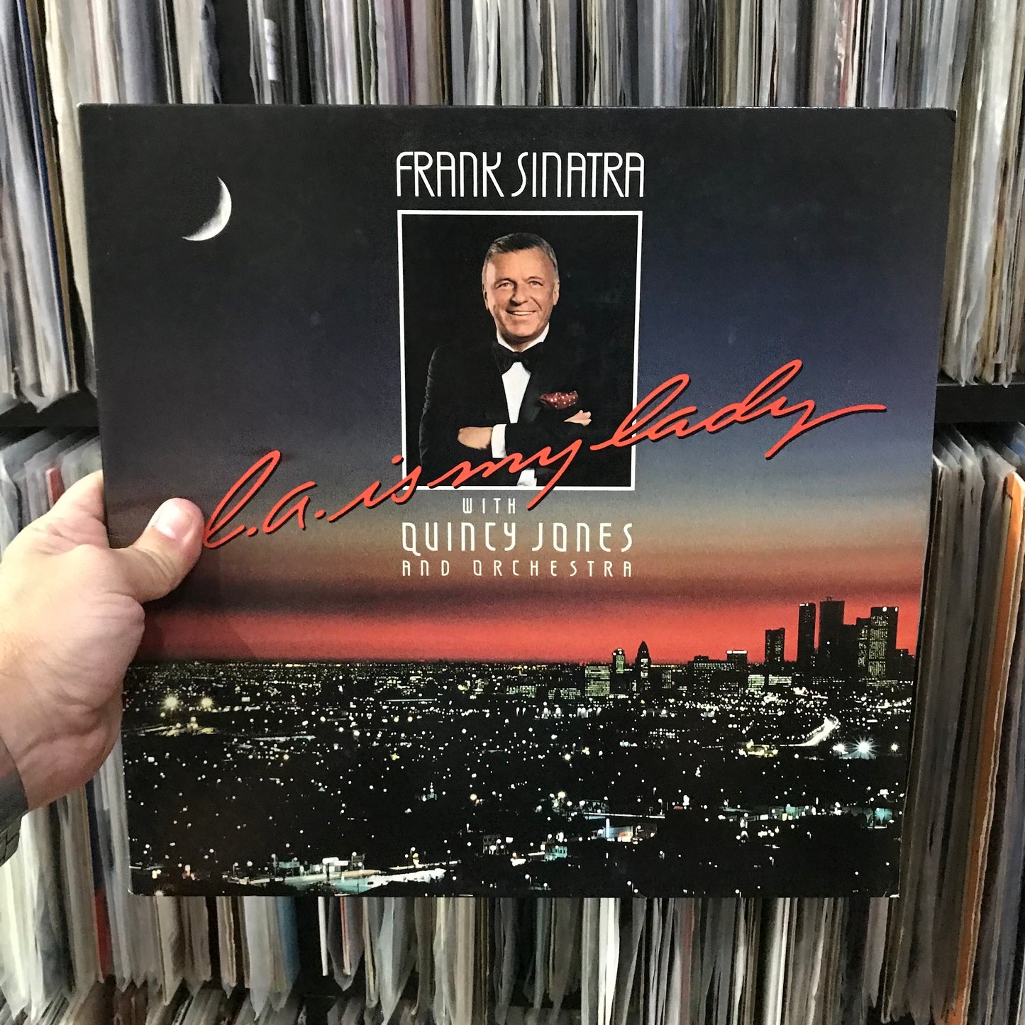 Frank Sinatra With Quincy Jones And Orchestra - L.A. Is My Lady (LP)