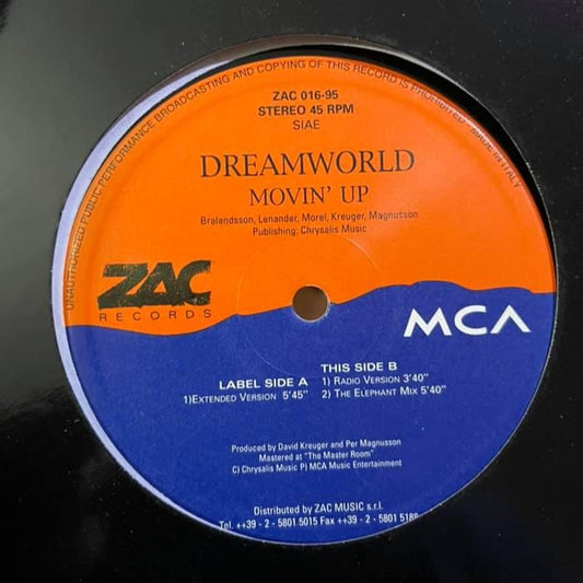 Dreamworld - Movin' Up (12")