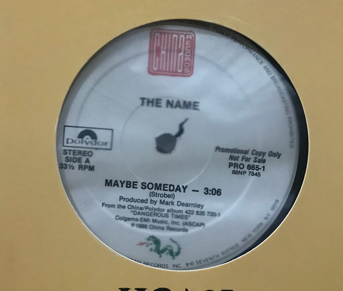 The Name - Maybe Someday (12", EP)