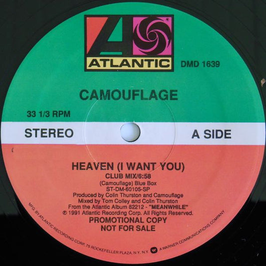 Camouflage - Heaven (I Want You) (12")