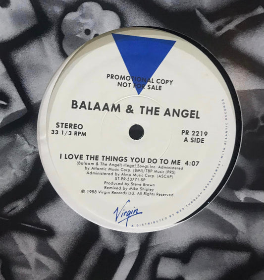 Balaam & The Angel - I Love The Things You Do To Me (12", promo)