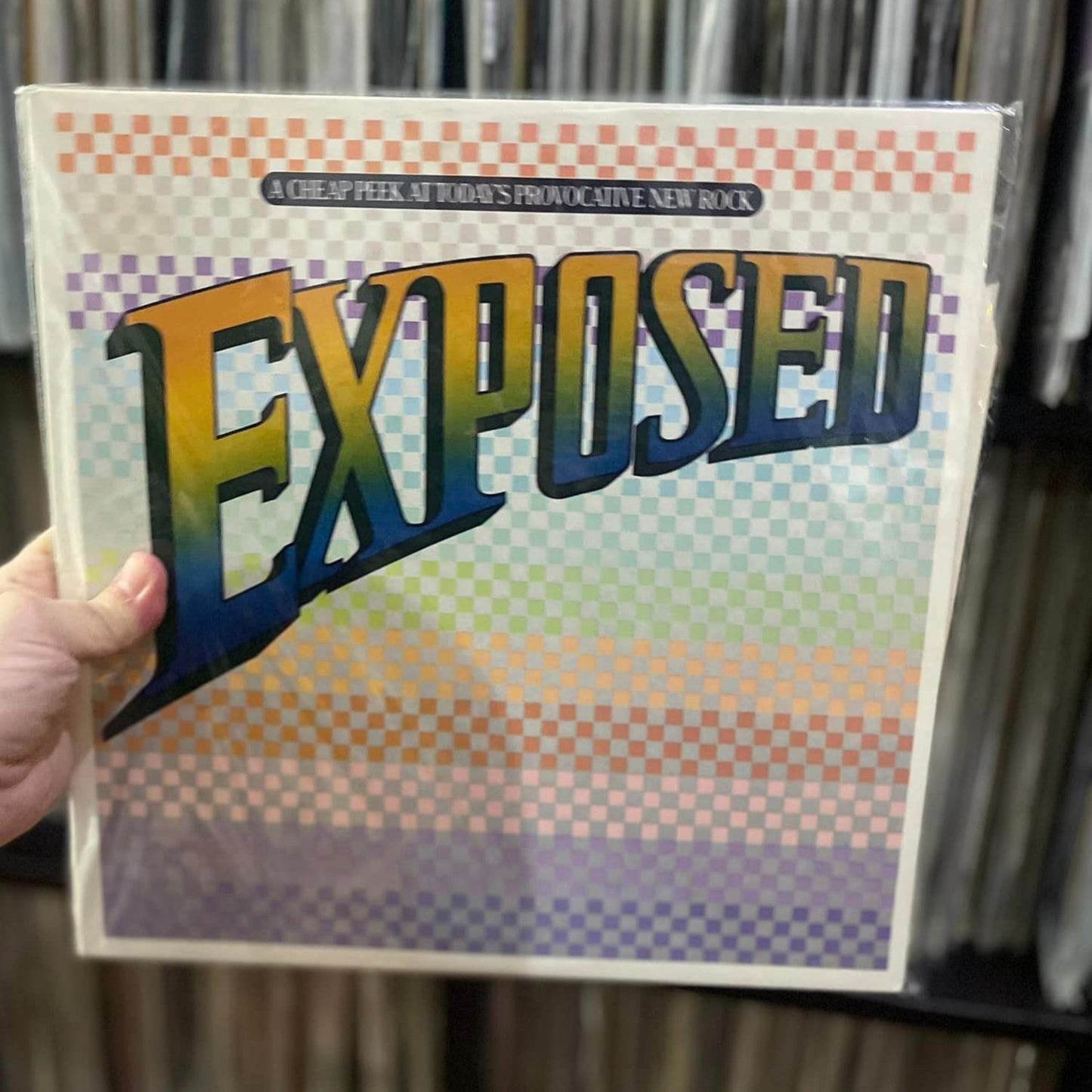 Exposed: A Cheap Peek At Today's Provocative New Rock (2xLP, Comp)